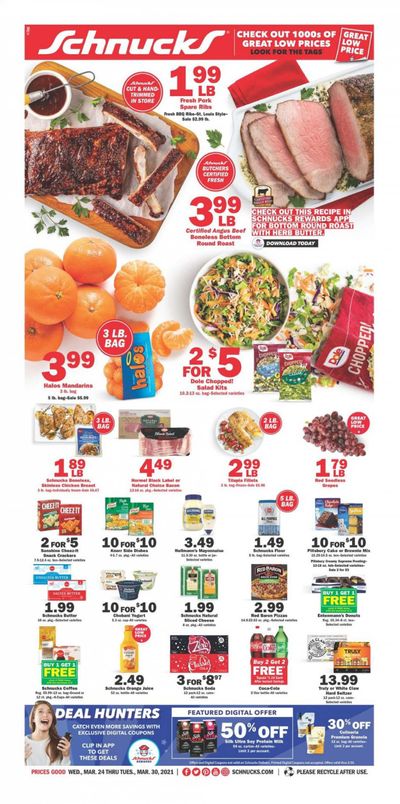 Schnucks (IA, IL, IN, MO, WI) Weekly Ad Flyer March 24 to March 30