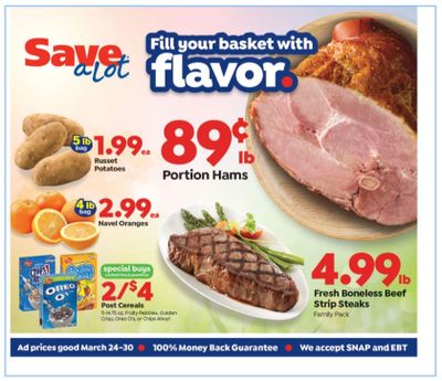 Save a Lot Weekly Ad Flyer March 24 to March 30