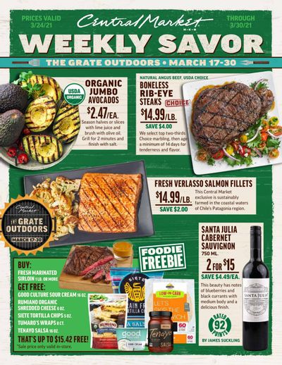 Central Market (TX) Weekly Ad Flyer March 24 to March 30