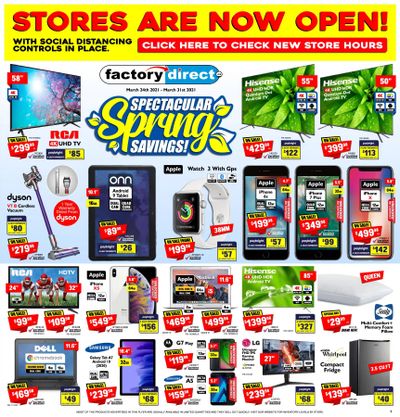 Factory Direct Flyer March 24 to 31