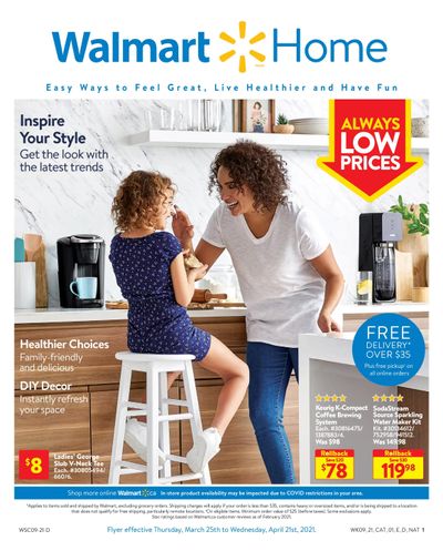 Walmart Home Flyer March 25 to April 21