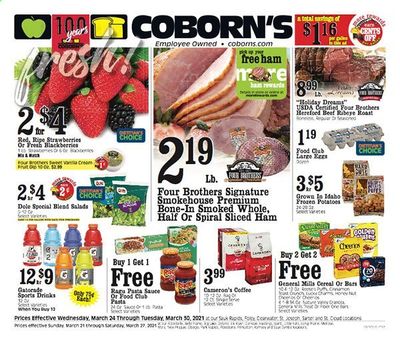 Coborn's (MN, SD) Weekly Ad Flyer March 24 to March 30