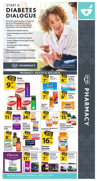 Co-op (West) Pharmacy Flyer March 25 to April 14