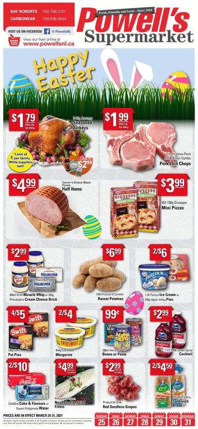 Powell's Supermarket Flyer March 25 to 31