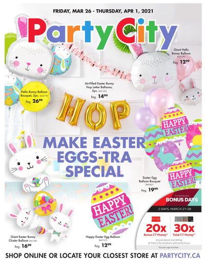 Party City Flyer March 26 to April 1