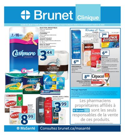 Brunet Clinique Flyer March 5 to 18