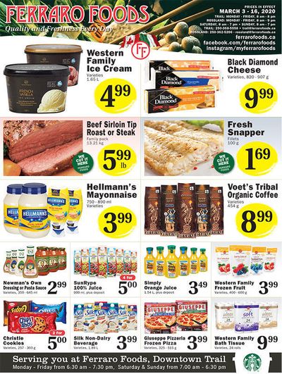 Ferraro Foods Flyer March 3 to 16
