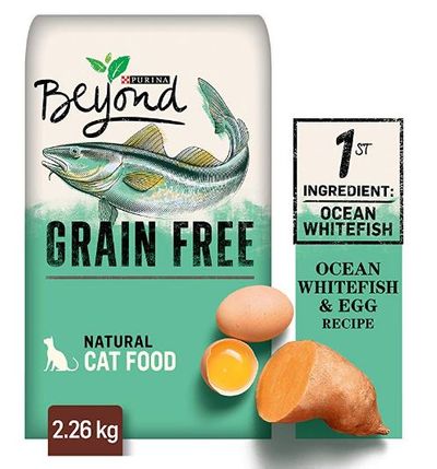 Beyond Grain Free Natural Dry Cat Food, Ocean Whitefish & Egg 2.26 kg Bag For $19.98 At Amazon Canada 