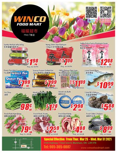 WinCo Food Mart (HWY 7) Flyer March 25 to 31