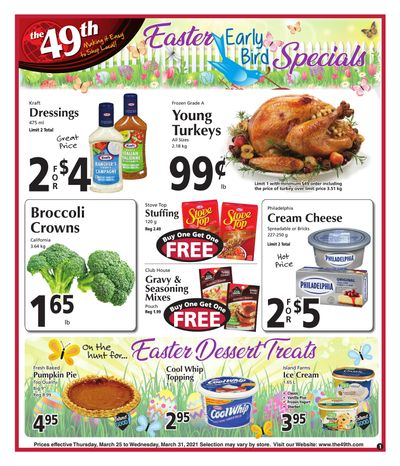 The 49th Parallel Grocery Flyer March 25 to 31