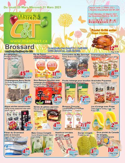 Marche C&T (Brossard) Flyer March 25 to 31