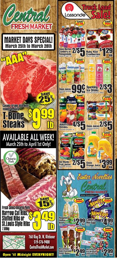 Central Fresh Market Flyer March 25 to April 1