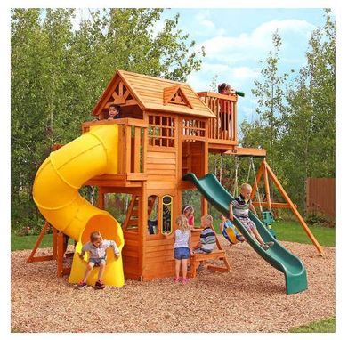 Cedar Summit Skyline II Wooden Swing Set/Play Set For $1599.99 At Costco Canada 
