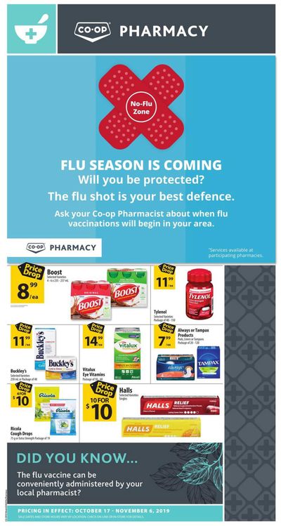 Co-op (West) Pharmacy Flyer October 17 to November 6