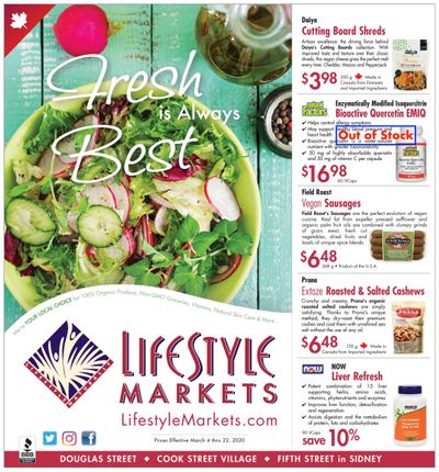 Lifestyle Markets Flyer March 4 to 22
