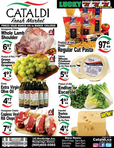 Cataldi Fresh Market Flyer March 4 to 10