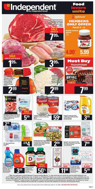 Independent Grocer (ON) Flyer March 5 to 11