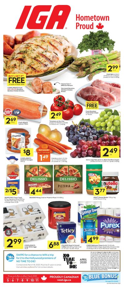 IGA (West) Flyer March 5 to 11