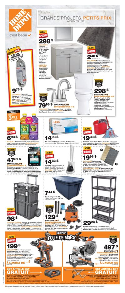 Home Depot (QC) Flyer March 5 to 11