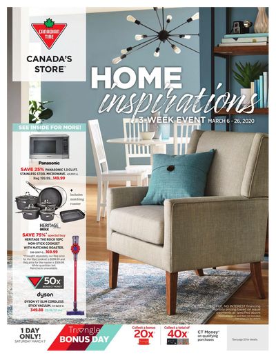 Canadian Tire Home Inspirations Flyer March 6 to 26