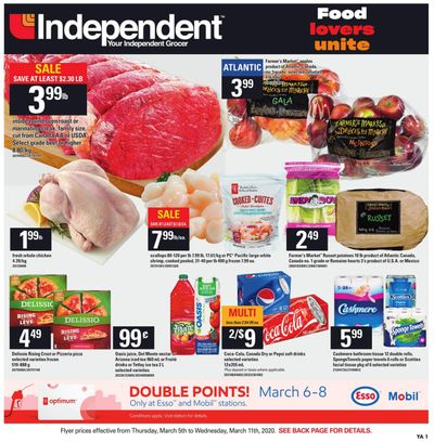 Independent Grocer (Atlantic) Flyer March 5 to 11