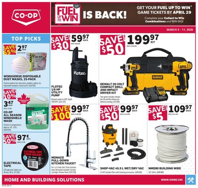 Co-op (West) Home Centre Flyer March 5 to 11