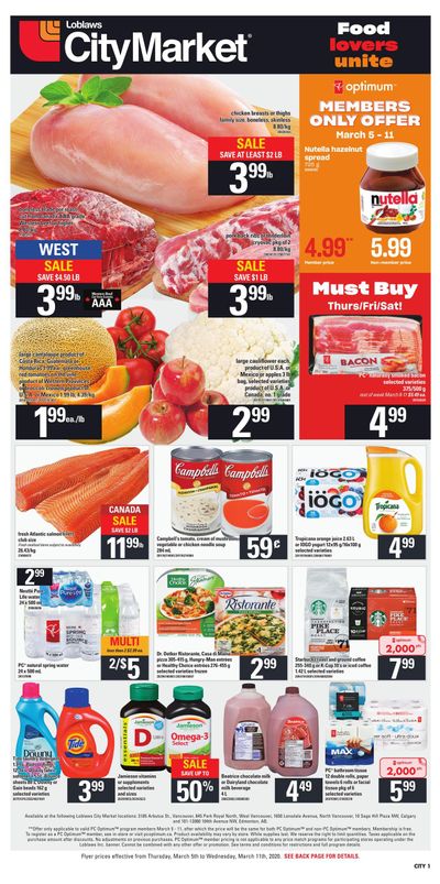 Loblaws City Market (West) Flyer March 5 to 11