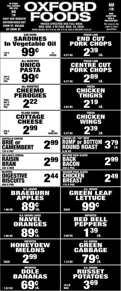 Oxford Foods Flyer March 4 to 10