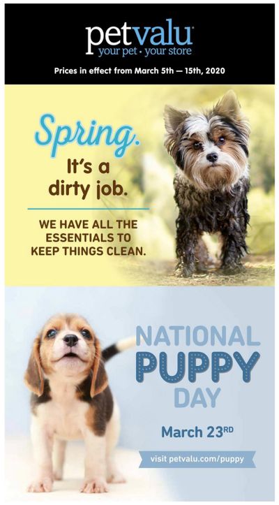 Pet Valu Flyer March 5 to 15
