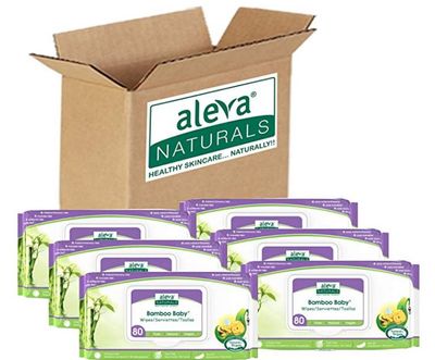 Aleva Naturals Bamboo Baby Wipes, 480 Count For $17.55 At Amazon Canada