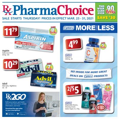 PharmaChoice (BC, AB, SK & MB) Health Centre Flyer March 25 to 31