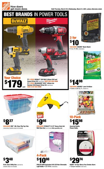 Home Depot (ON) Flyer March 25 to 31
