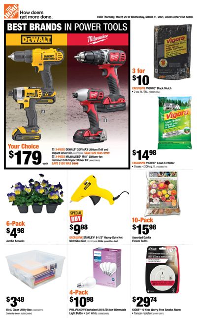 Home Depot (BC) Flyer March 25 to 31
