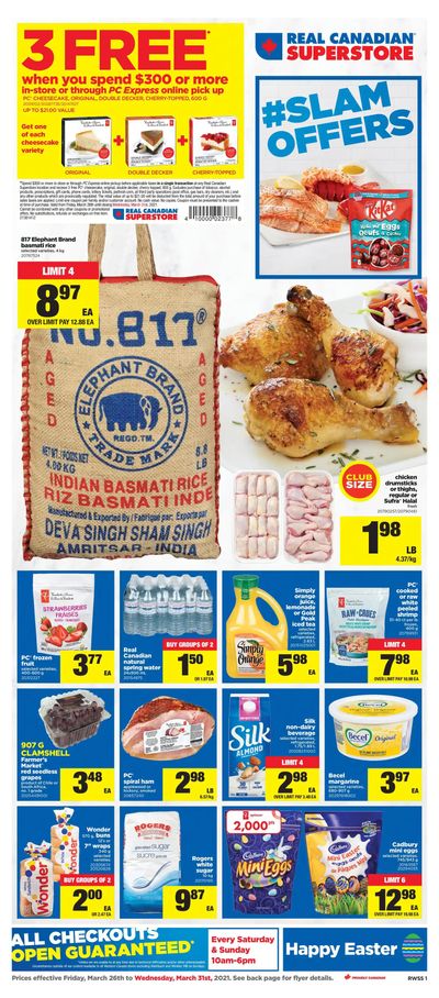 Real Canadian Superstore (West) Flyer March 26 to 31