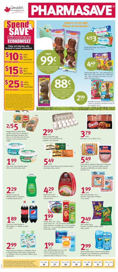 Pharmasave (NB) Flyer March 26 to April 1