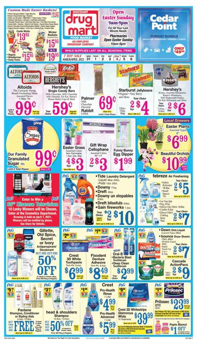 Discount Drug Mart (OH) Weekly Ad Flyer March 31 to April 6