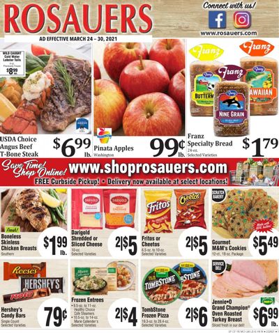 Rosauers Weekly Ad Flyer March 24 to March 30 Rosauers Weekly Ad Flyer March 24 to March 30
