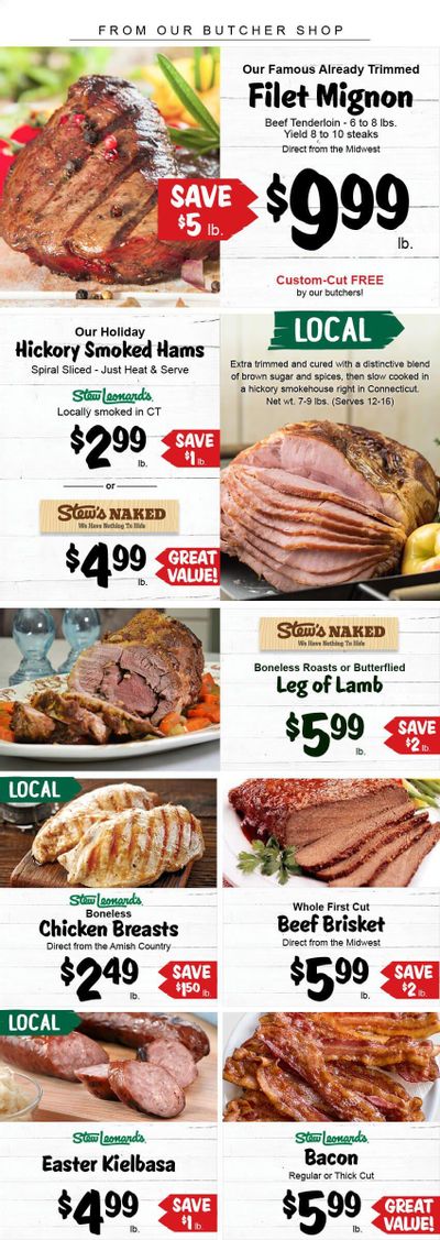 Stew Leonard's Weekly Ad Flyer March 24 to March 30