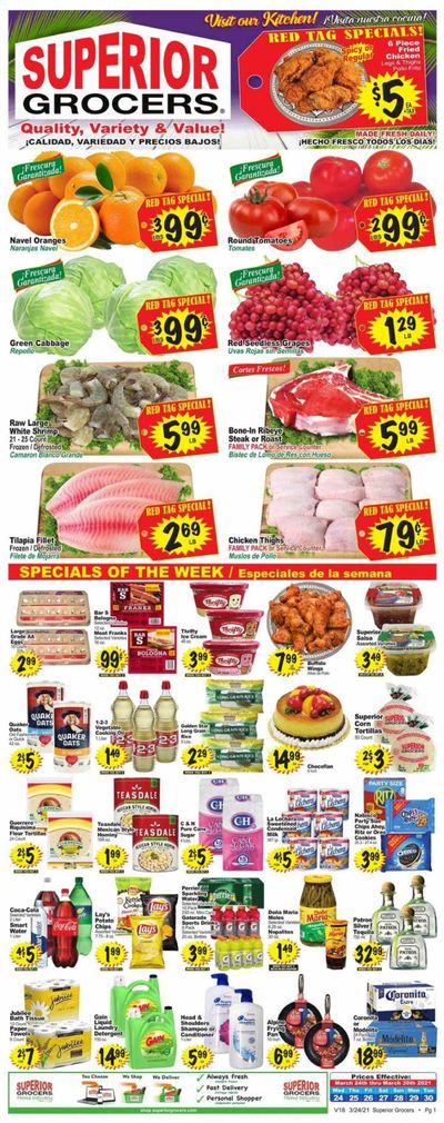 Superior Grocers Weekly Ad Flyer March 24 to March 30