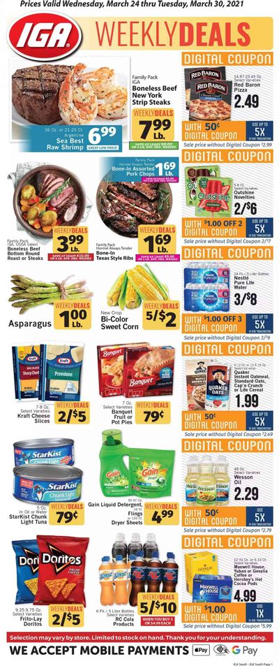 IGA Weekly Ad Flyer March 24 to March 30