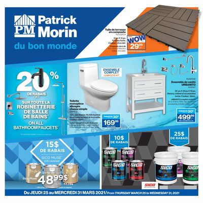 Patrick Morin Flyer March 25 to 31