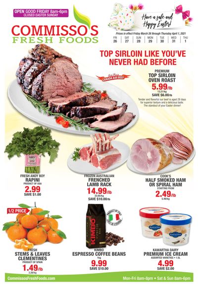 Commisso's Fresh Foods Flyer March 26 to April 1