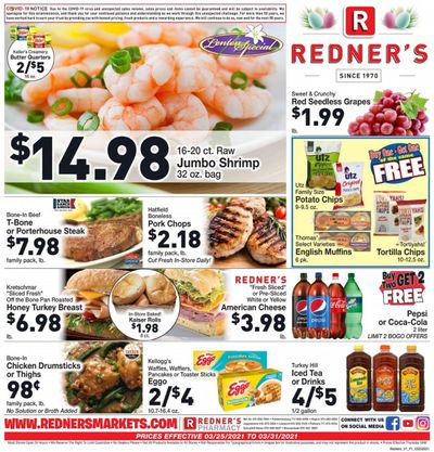 Redner's Markets Weekly Ad Flyer March 25 to March 31