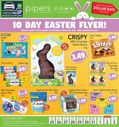 Pipers Superstore Flyer March 25 to April 3