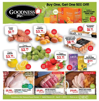 Goodness Me Flyer March 25 to April 7