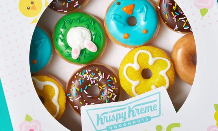 Mini Doughnuts at Krispy Kreme Mini Doughnuts at Krispy Kreme