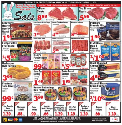 Sal's Grocery Flyer March 26 to April 1