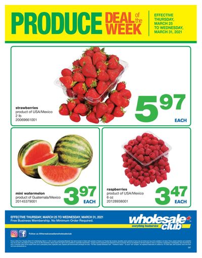 Wholesale Club (ON) Produce Deal of the Week Flyer March 25 to 31