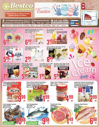 BestCo Food Mart (Scarborough) Flyer March 26 to April 1