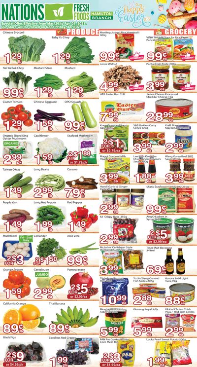 Nations Fresh Foods (Hamilton) Flyer March 26 to April 1